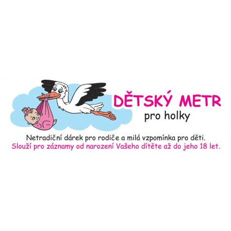 Dětský metr pro holky