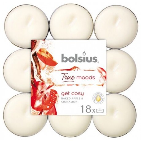 Čajové svíčky Bolsius 18 ks Get Cosy